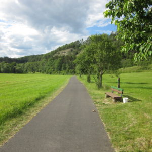 Werratal-Radweg bei Leutersdorf