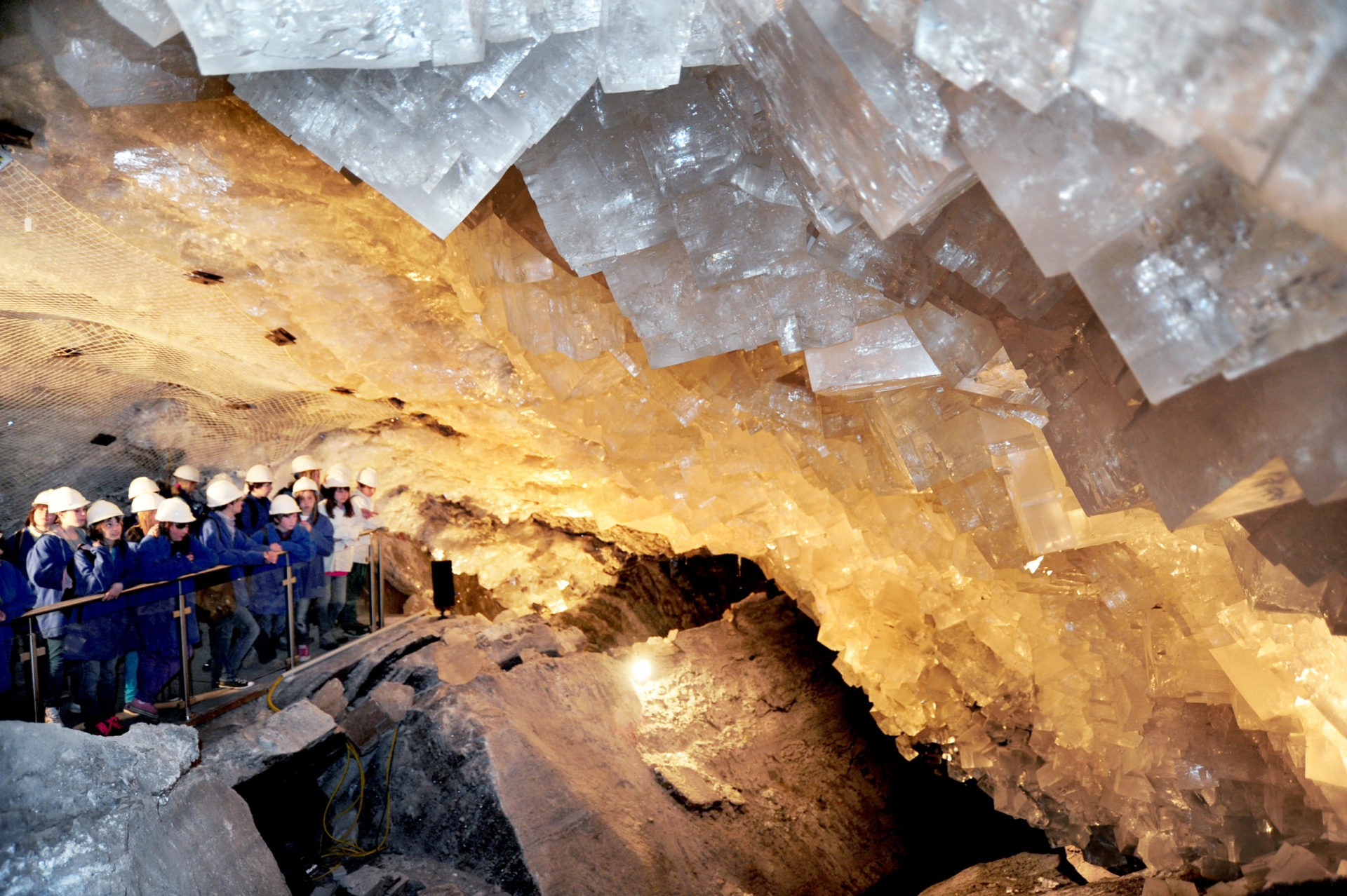 Kristallgrotte im Erlebnis Bergwerk Merkers © Erlebnis Bergwerk Merkers